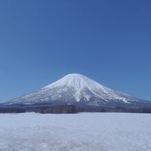 美しい羊蹄山　3月20日