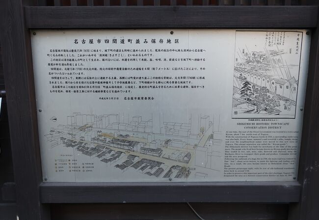 古い町並み四間道