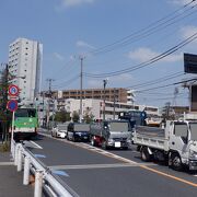 交通量の多かった都内西部の車道でした。