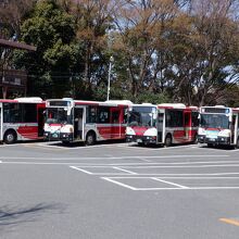 中型車メインの関東バス五日市街道営業所