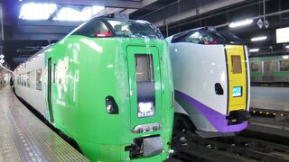 石狩平野を快適に時間移動する電車列車　～　特急カムイ特急ライラック