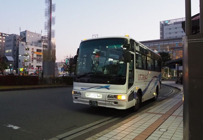 山形駅から山形空港までおよそ40分