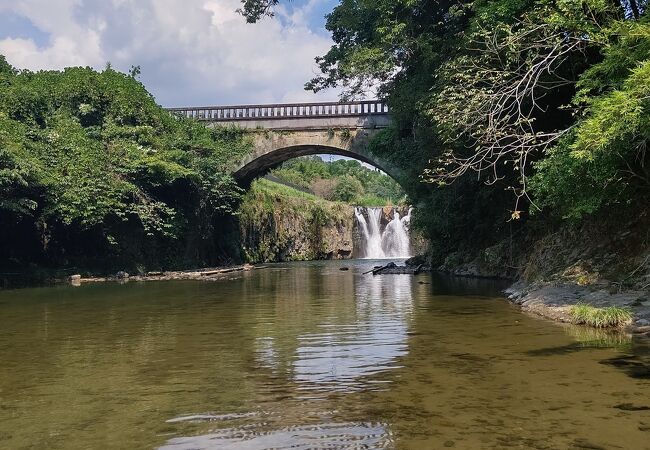 金山橋と板井手の滝