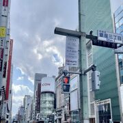 銀座のメインストリート