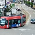 城址公園から高岡駅まで乗車しました