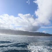 透明度が良いときはとても素敵だけど、雨の後は透明度が悪いです