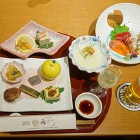 地元食材を使った夕食