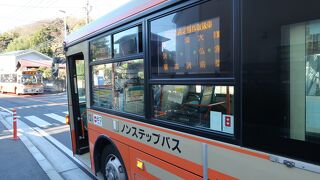 意外なところを走っています