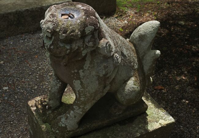 カッパ狛犬がいる：常堅寺