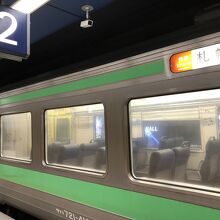 折り返し直ぐ札幌行き快速エアポートに成ります