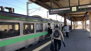 空いてた快速エアポート９０号！