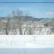 雪景色の中を快走しました