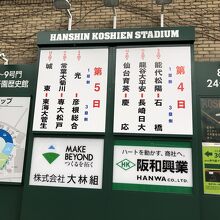 慶応の応援に来ましたが、全試合観戦します