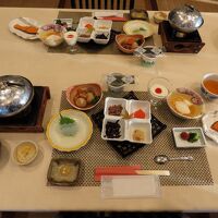 朝食もこのとおり、ボリュームがあります