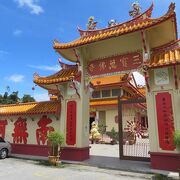 キャメロン・ハイランドの山中にある中国寺院