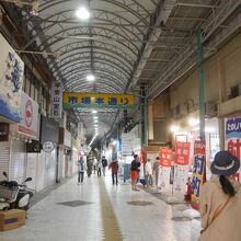 ゆったりと歩ける。