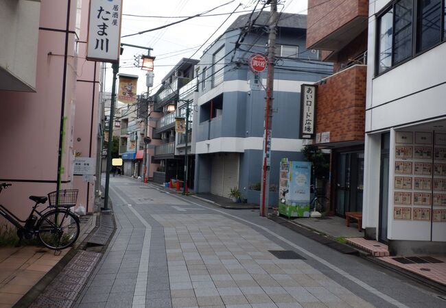 中野駅北口から少し離れた場所の商店街でした。
