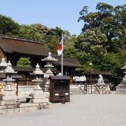 大宝年間に疫病を鎮めたと伝わる神社