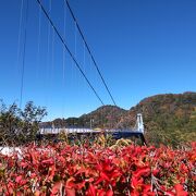 紅葉の大吊橋