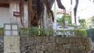 金城の石畳にあります。