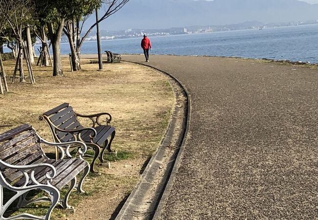 朝の散歩は気持ちよかったです。