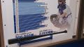 元監督で捕手の谷繁氏に関する展示が印象的でした 