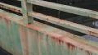 市街地を流れる川です