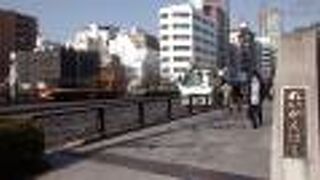 主要幹線道路の永代通りが通っている