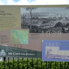 ｢かつてはこんな感じだった｣との案内板も有り