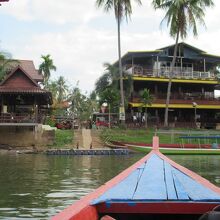コーン島の船着場