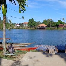 コーン島の船着場