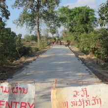 デット島の工事中区間