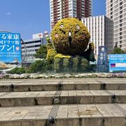 どうする家康くん！浜松駅に