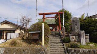 宍戸城本丸土塁跡