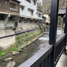 温泉、洞窟風呂入り口