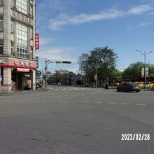 駅前からの景観です。