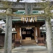 柳川にある小さな神社