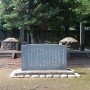 寛永寺の飛び地墓地に葬られています