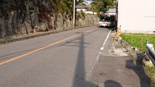 滝山寺下バス停から乗車