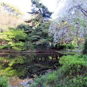 公園として整備されたのは古く、明治の中頃