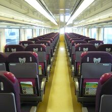 ４号車車内です