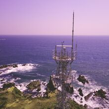 灯台頂上から眺めは壮大。