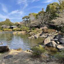 庭園が素敵です。