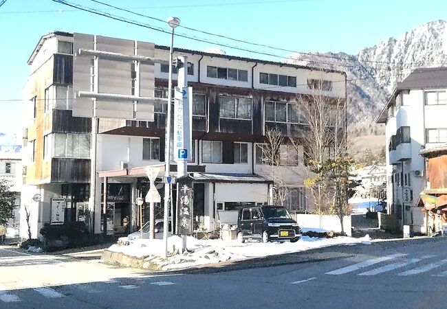 奥飛騨の山奥の温泉街