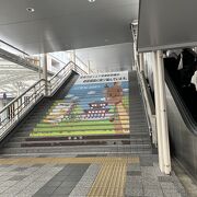 地味な駅です