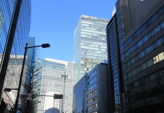 東京駅方面に再開発された高層ビル群が望める、都会らしい景観を楽しむことが出来ました。