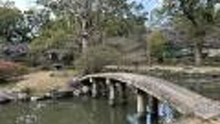 桃山様式の大名庭園跡