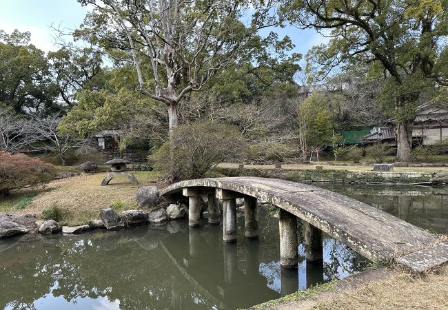 桃山様式の大名庭園跡