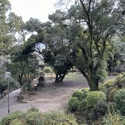 諫早城跡が、公園になっている