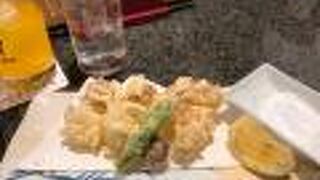 たこの天ぷらがめちゃくちゃ美味しかった!